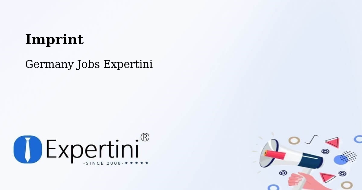 Imprint – Offenburg - Germany Jobs Expertini